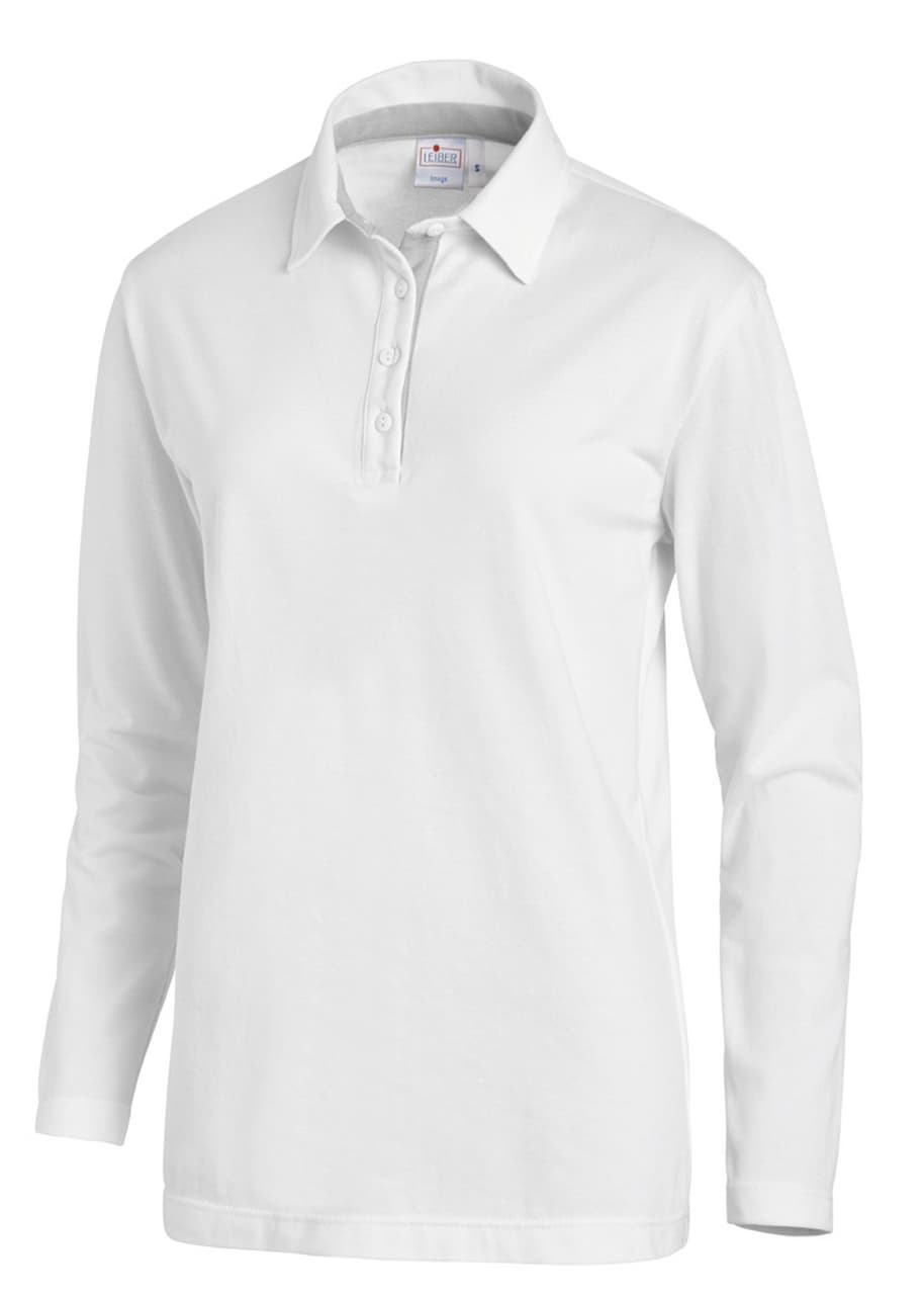 Leiber, Polo-Shirt 1/1 Arm, weiss/silber