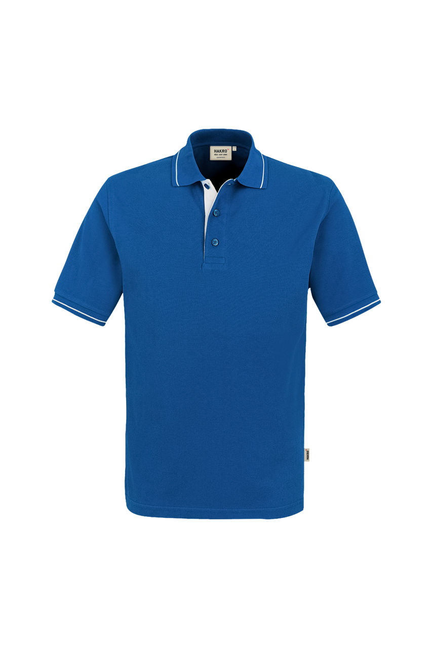 Hakro, Poloshirt Casual, royalblau/weiß