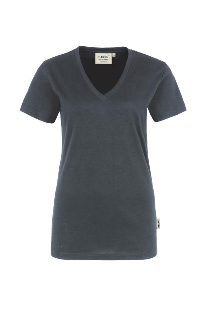 Hakro, Damen-V-Shirt Classic, weiß