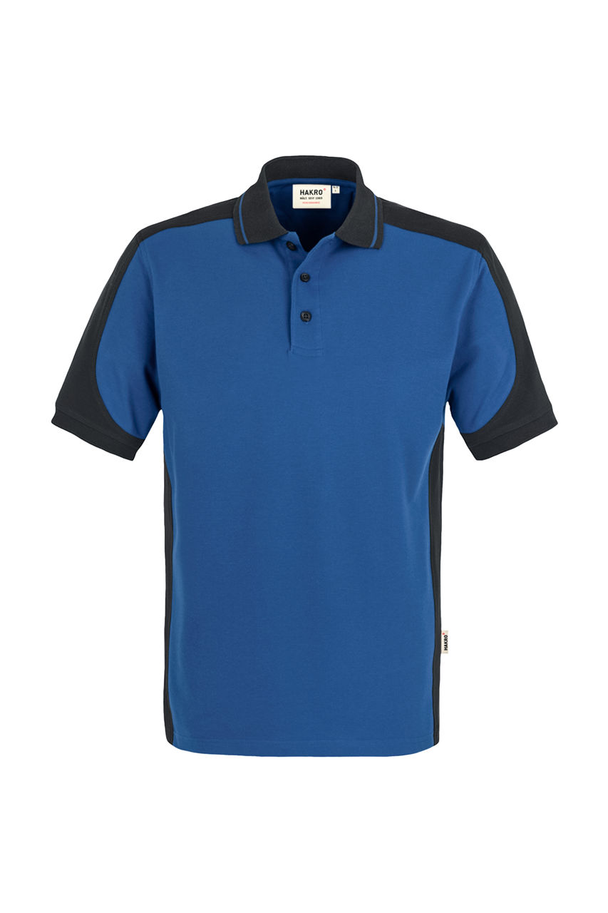 Hakro, Poloshirt Contrast Performance, royalblau/anthrazit