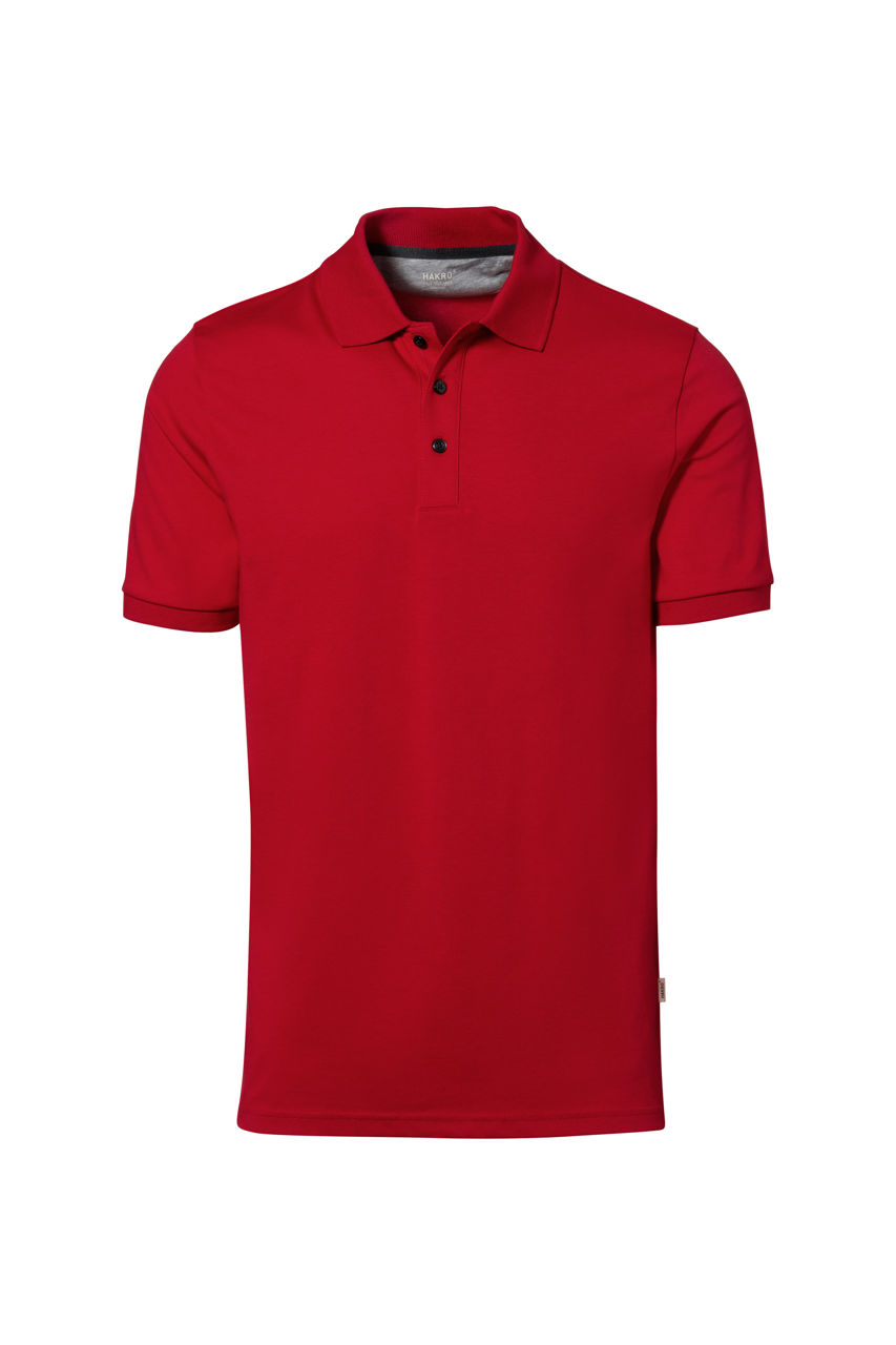 Hakro, Poloshirt Cotton-Tec, rot