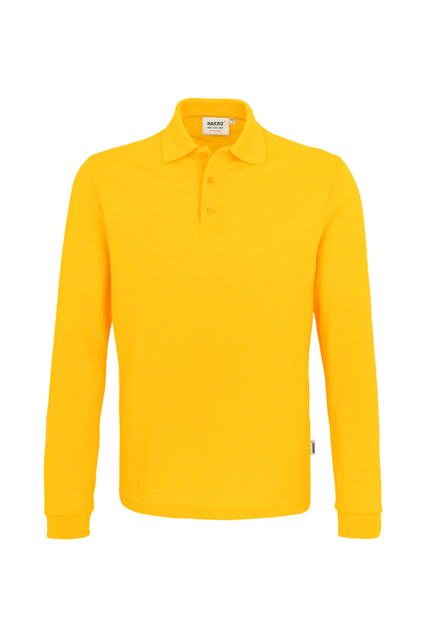Hakro, Longsleeve-Poloshirt Performance, sonne