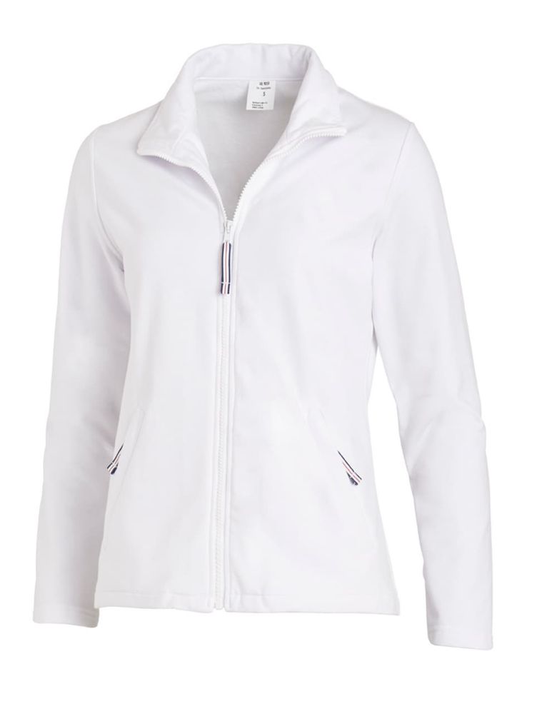 Leiber, Da. Sweatjacke, weiss