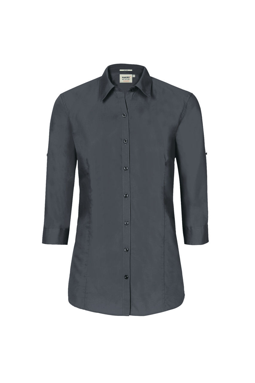 Hakro, Bluse Vario-¾-Arm Performance, anthrazit