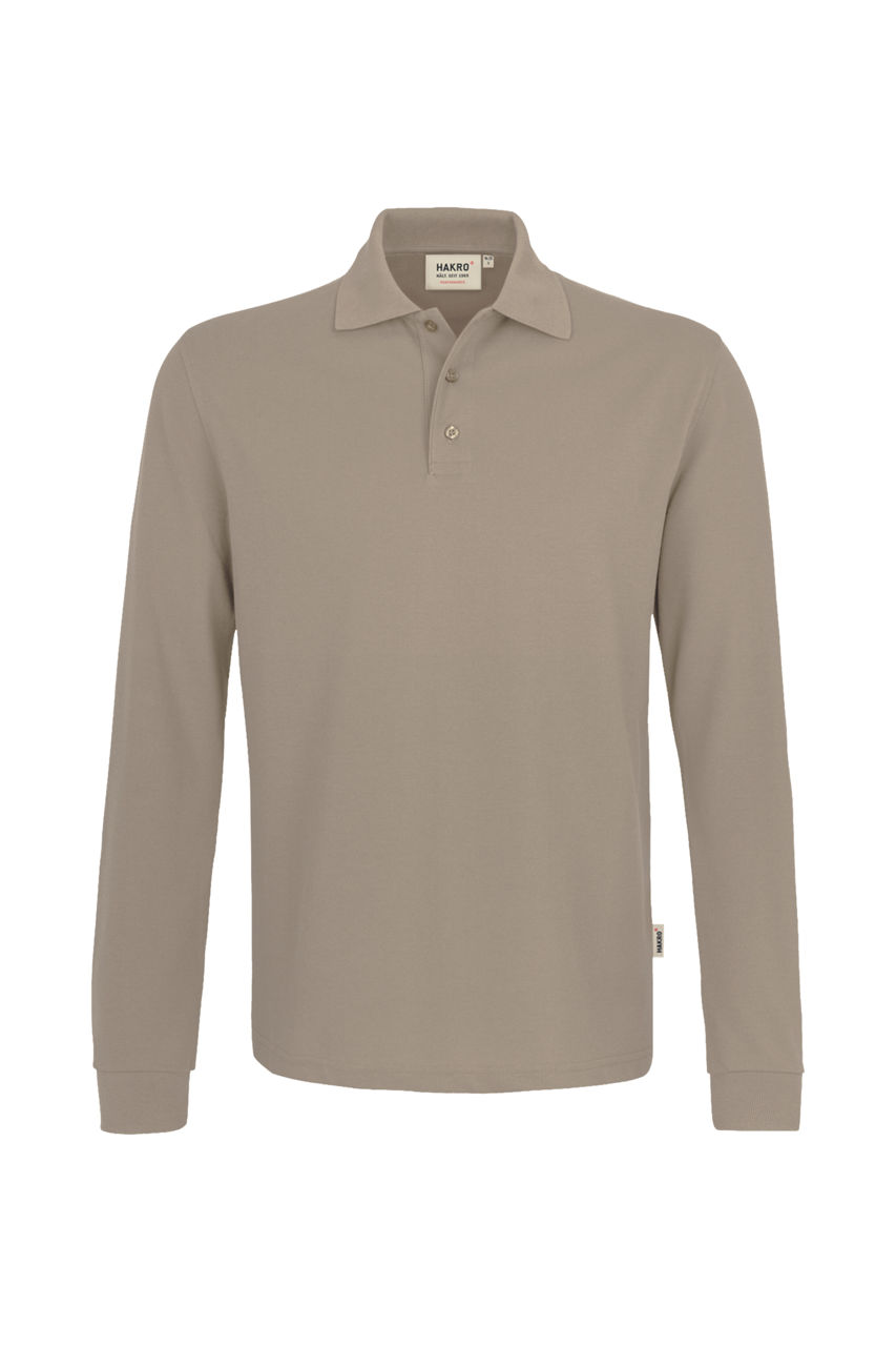 Hakro, Longsleeve-Poloshirt Performance, khaki