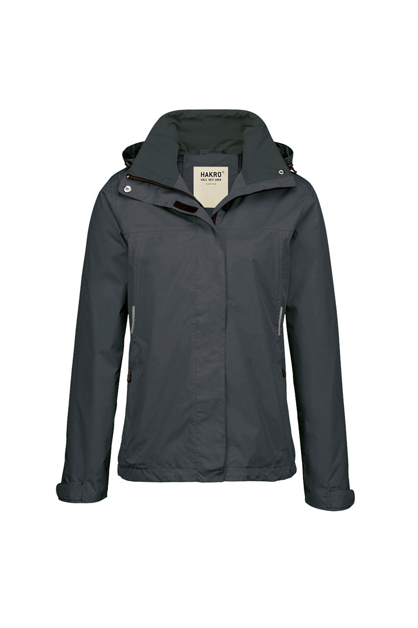 Hakro, Damen-Regenjacke Colorado, anthrazit