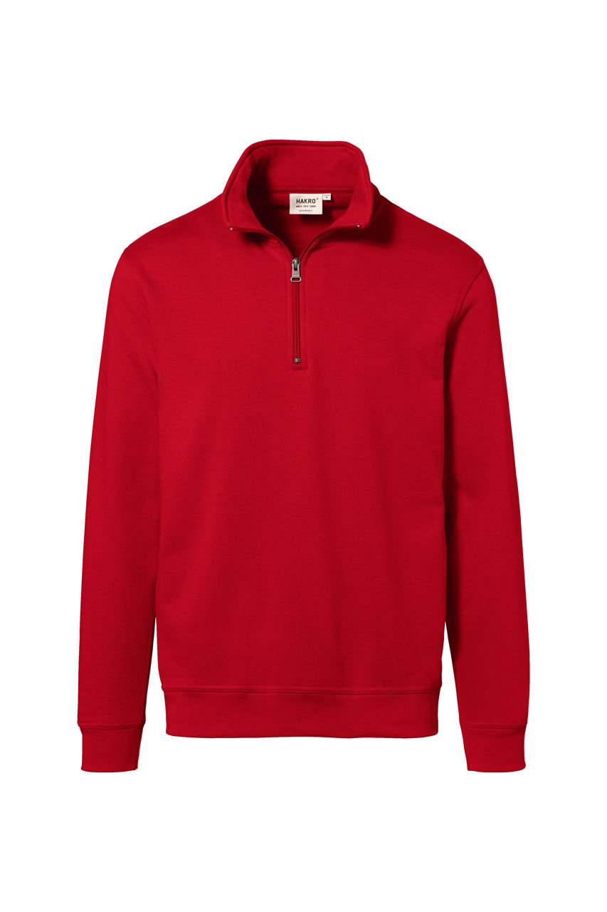 Hakro, Zip-Sweatshirt Premium, rot