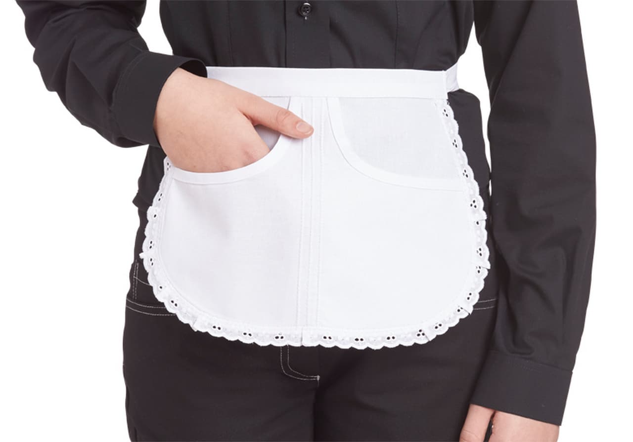 Servierschürze weiß
