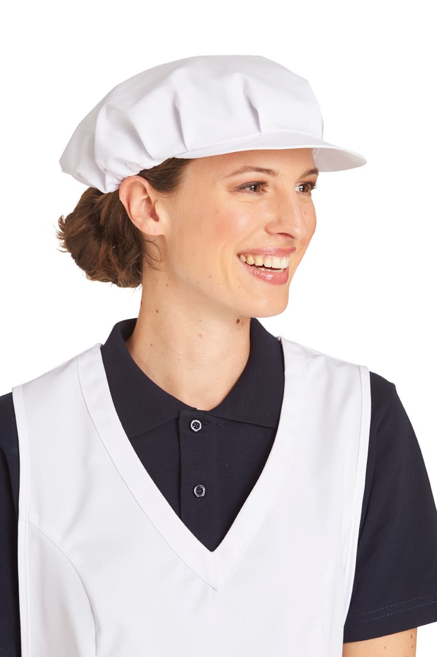 Leiber, Schirmmuetze, weiss