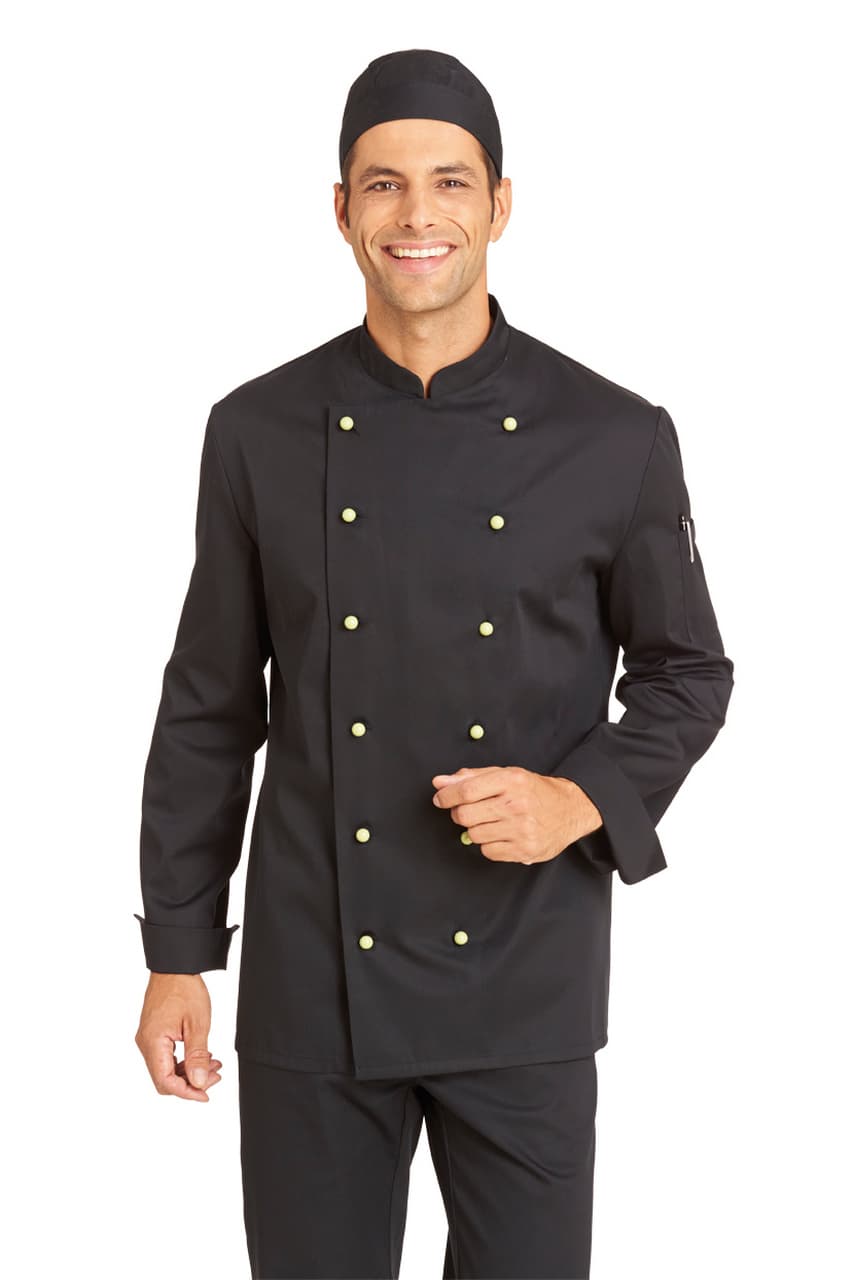 Leiber, Kochjacke/CLEAN-DRES, schwarz