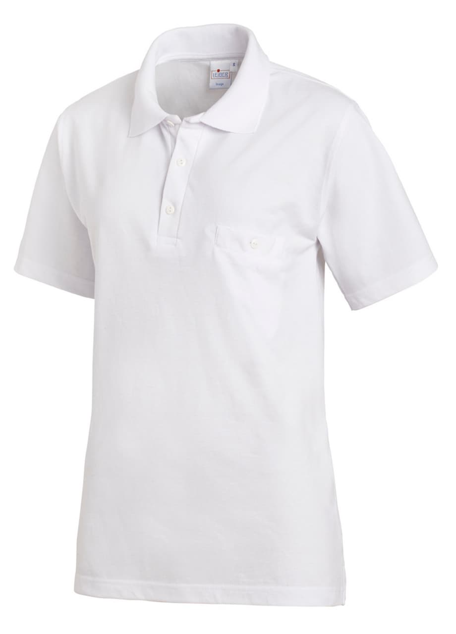 Leiber, Polo-Shirt 1/2 Arm, weiss