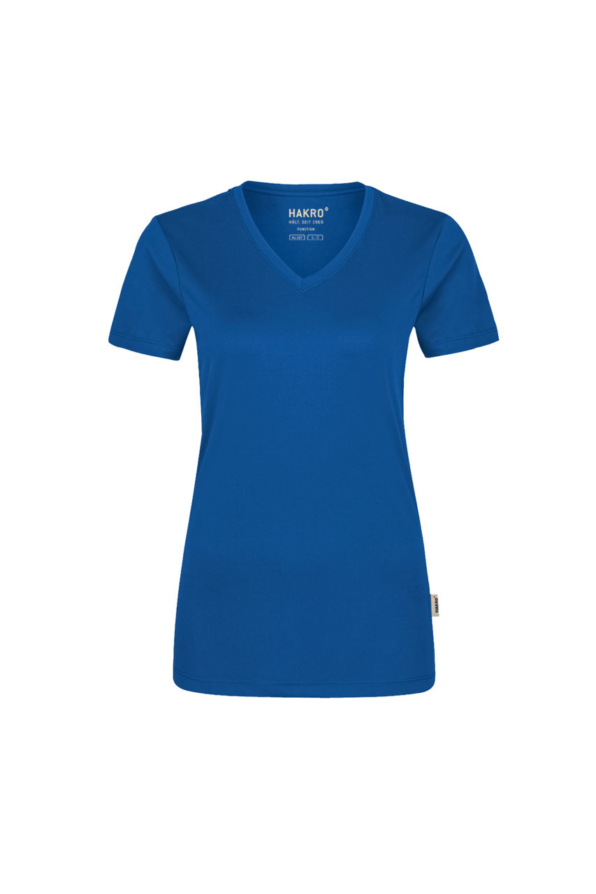 Hakro, Damen-V-Shirt COOLMAX®, royalblau