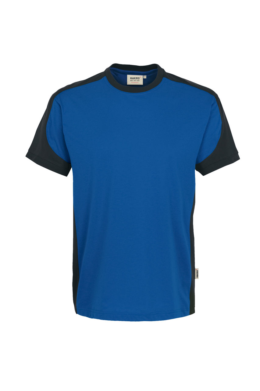 Hakro, T-Shirt Contrast Performance, royalblau/anthrazit