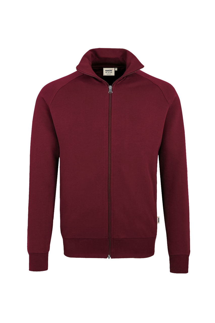 Hakro, Sweatjacke College, weinrot