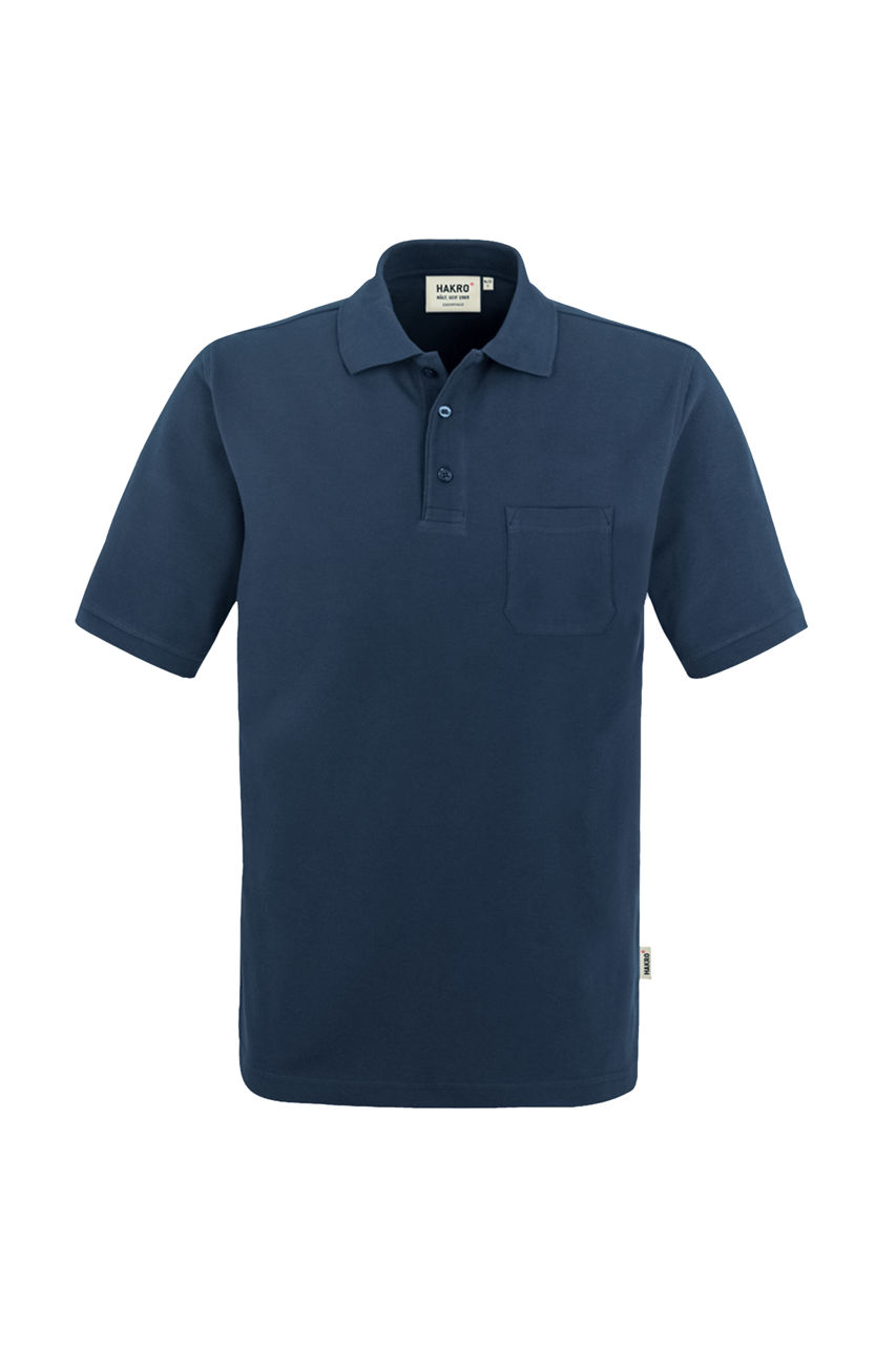 Hakro, Pocket-Poloshirt Top, marine