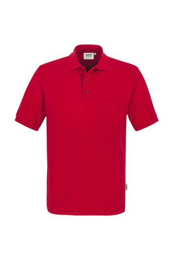 Hakro, Pocket-Poloshirt Performance, rot