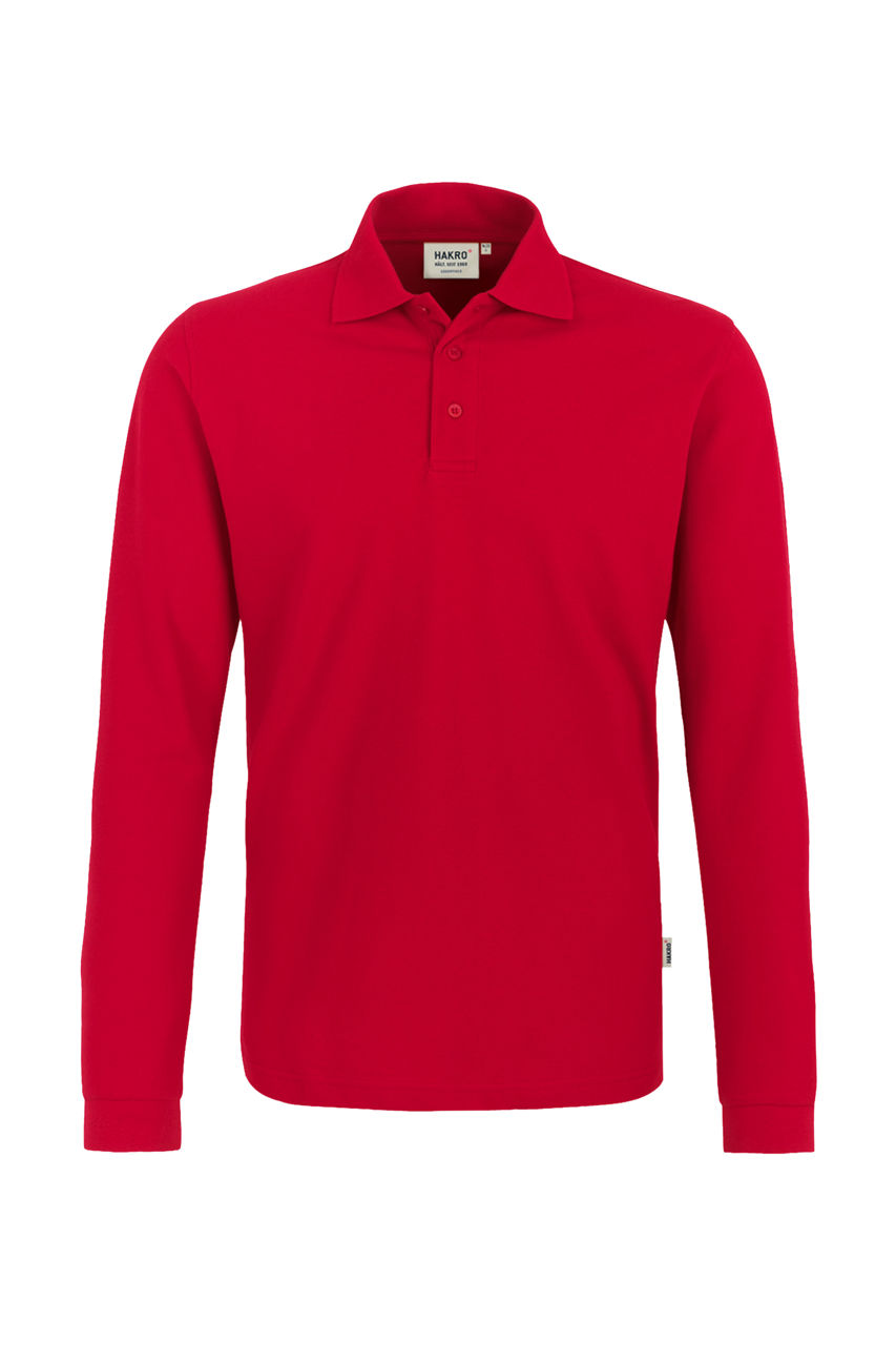 Hakro, Longsleeve-Poloshirt Classic, rot
