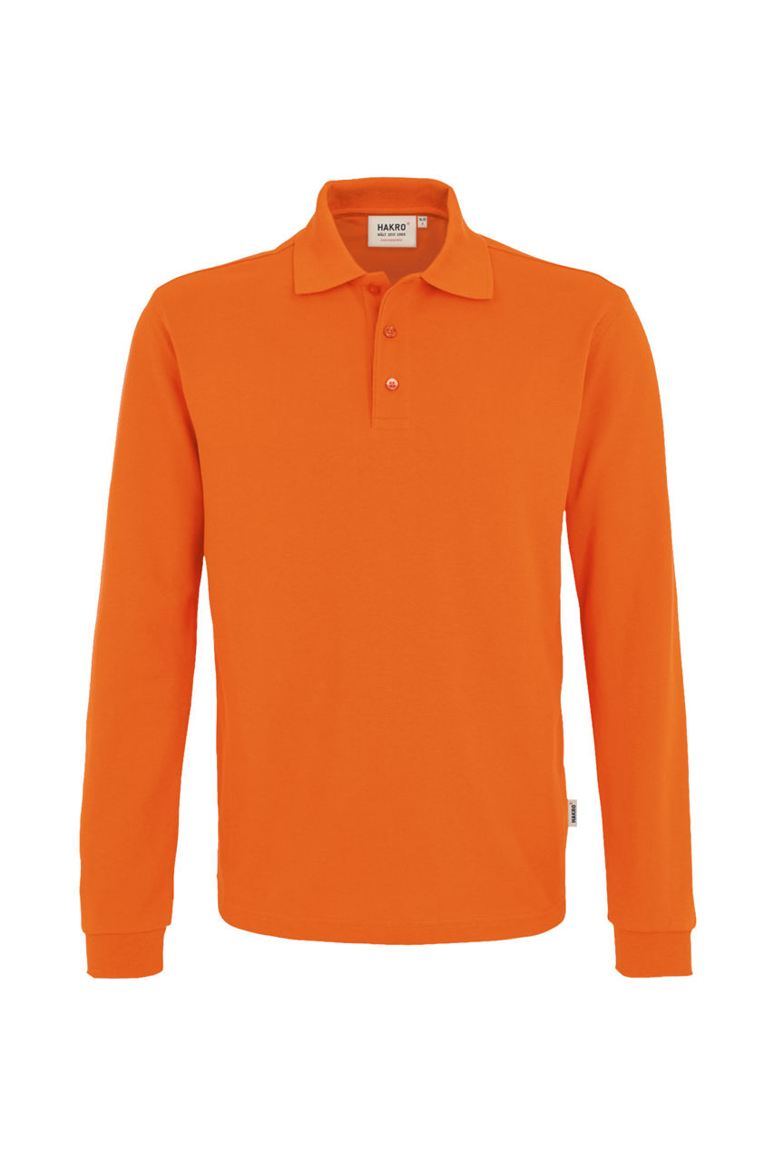Hakro, Longsleeve-Poloshirt Performance, orange