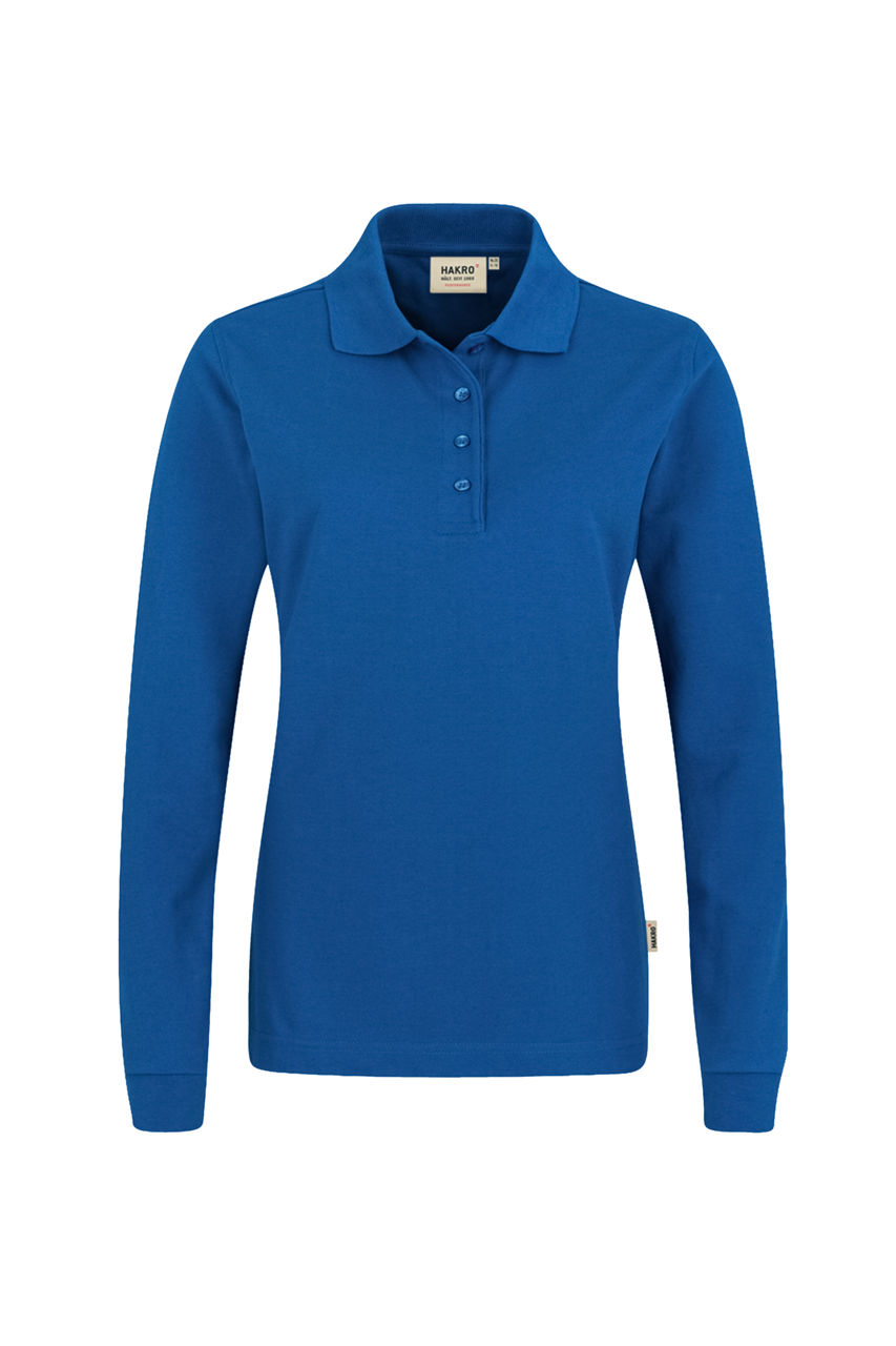 Hakro, Damen-Longsleeve-Poloshirt Performance, royalblau