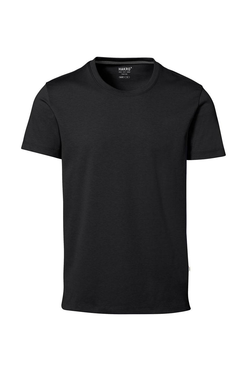 Hakro, T-Shirt Cotton-Tec, schwarz