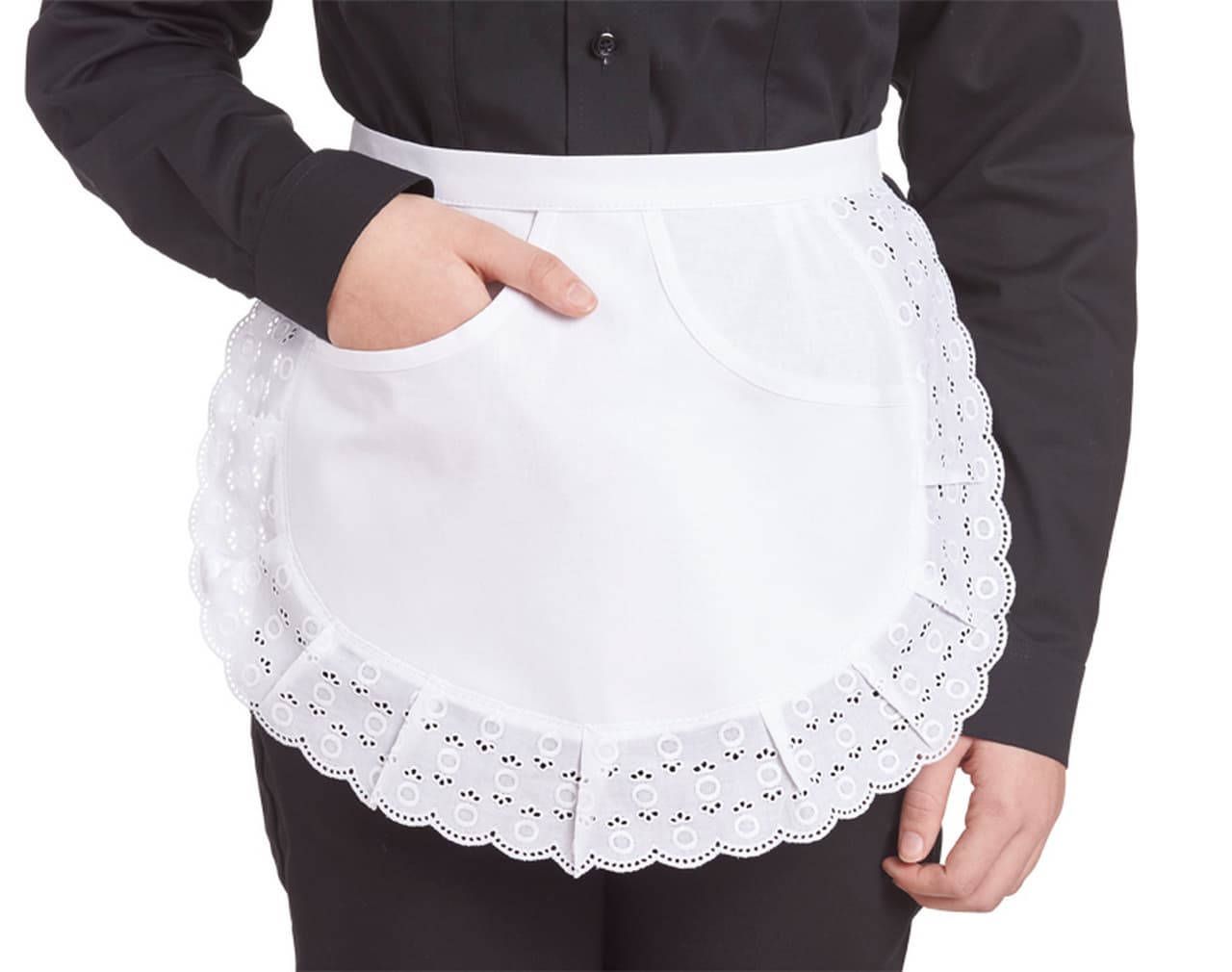 Servierschürze weiß