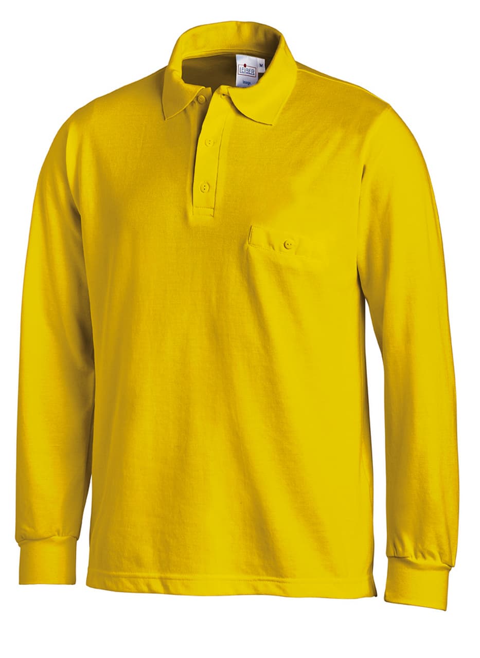 Leiber, Polo-Shirt 1/1 Arm, gelb
