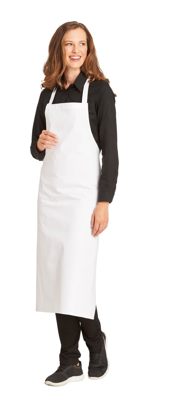 Leiber, Latzschuerze, weiss