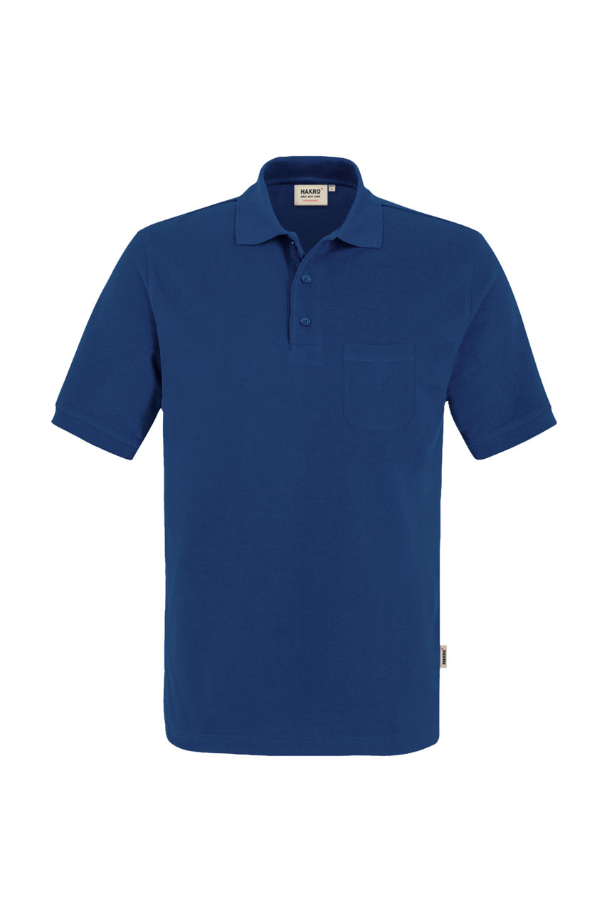 Hakro, Pocket-Poloshirt Performance, ultramarinblau