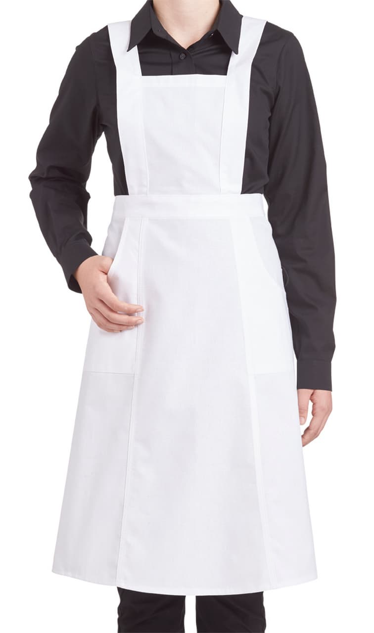 Schwesternschürze weiß