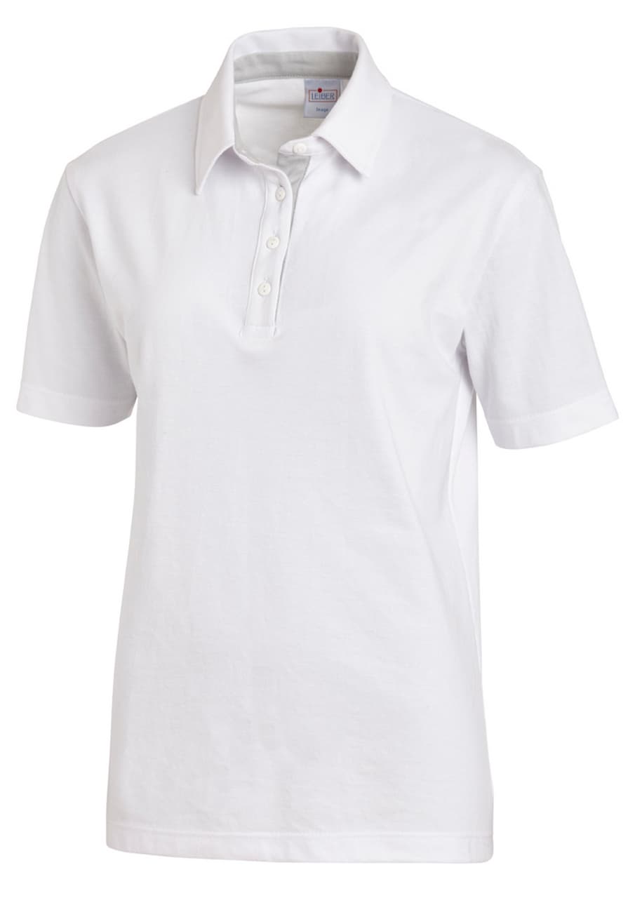 Leiber, Polo-Shirt 1/2 Arm, weiss/silber